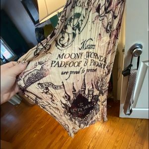 Harry Potter Marauders Map Scarf